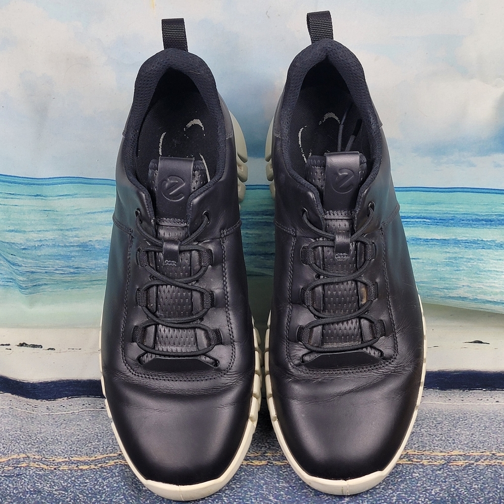 Ecco GRUUV Black Leather Mens EU44 10-10.5 - Picture 3 of 10